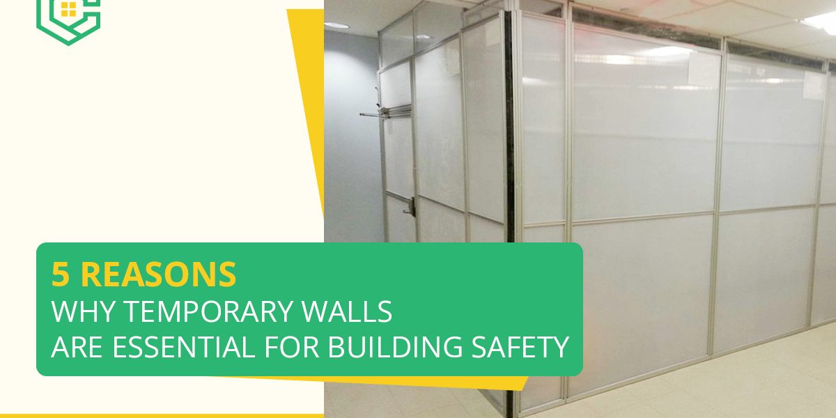 5 Reasons Why Temporary Construction Walls Are Essential for Building Safety - Containment Wall Solutions